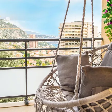 Vue Monaco & Tour Odeon - Terrasse - Parking - Bh Beausoleil
