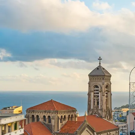 Vue Monaco & Tour Odeon - Terrasse - Parking - Bh Апартаменты Босолей
