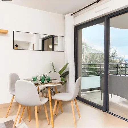 Vue Monaco & Tour Odeon - Terrasse - Parking - Bh