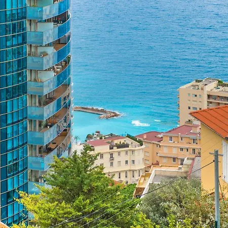 Vue Monaco & Tour Odeon - Terrasse - Parking - Bh Апартаменты