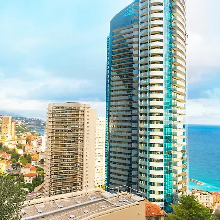 Vue Monaco & Tour Odeon - Terrasse - Parking - Bh